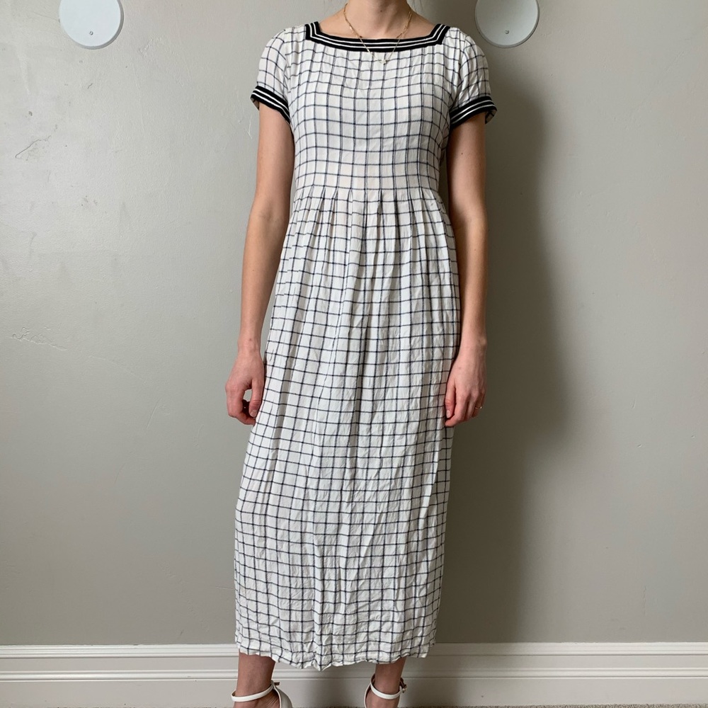 Vintage Plaid Dress
